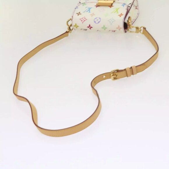 LOUIS VUITTON Monogram Multicolor Heart Breaker Bag White LV Auth - Picture 9 of 16